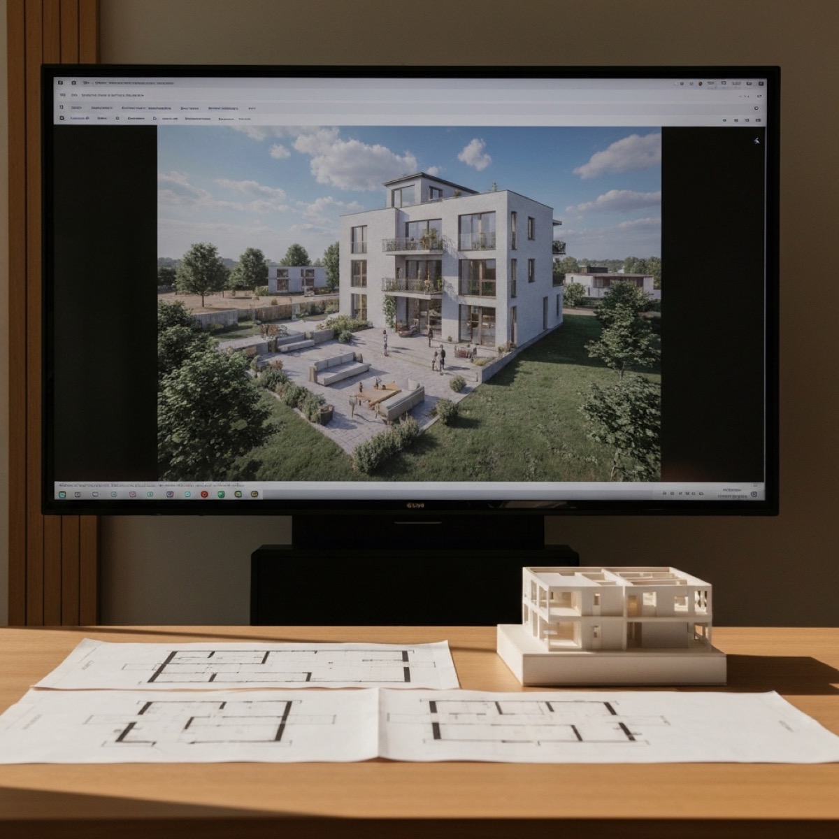 Dossier d'&eacute;tude de faisabilit&eacute; avec rendu 3D